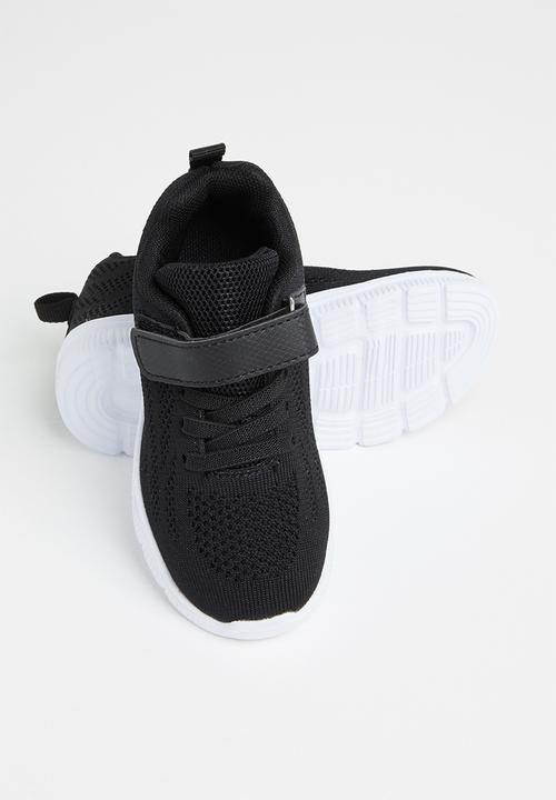Pop Candy - Boys sneaker with velcro strap - black