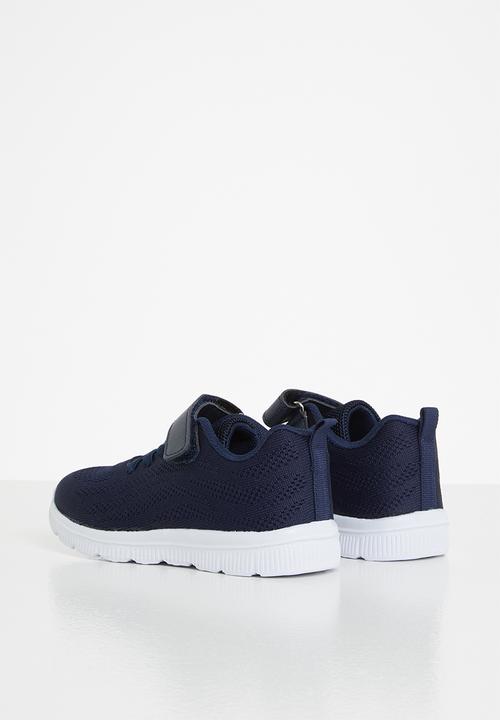 Pop Candy - Boys sneaker with velcro strap - navy