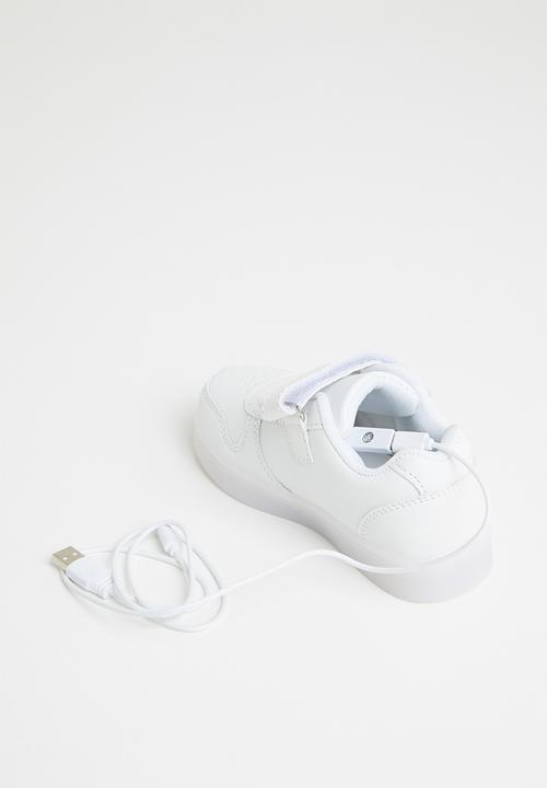 Pop Candy - Kids light up sneaker - white