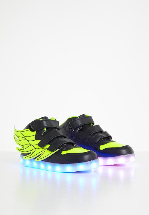 Pop Candy - Wing light up sneaker - black