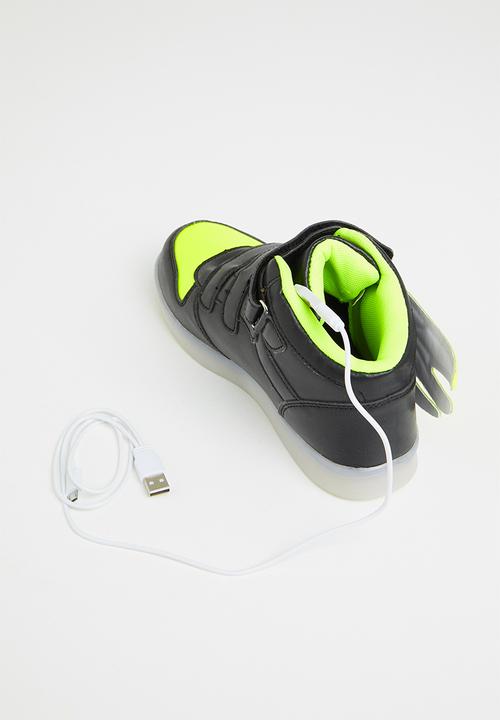 Pop Candy - Wing light up sneaker - black