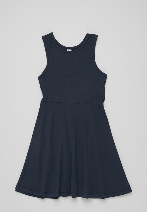 Rebel Republic - 2 Pack skater dress - navy/ white