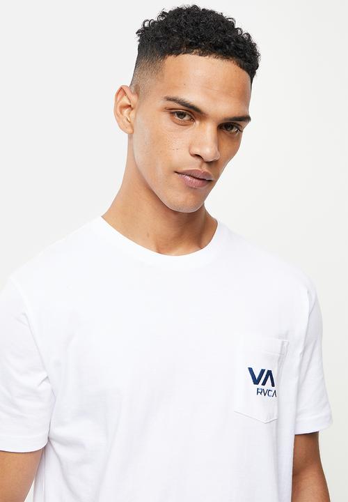 RVCA - Va pocket ss tee - white