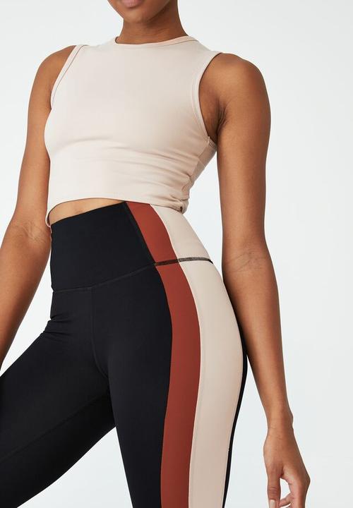 Cotton On - Smoothing side panel full length tight - black