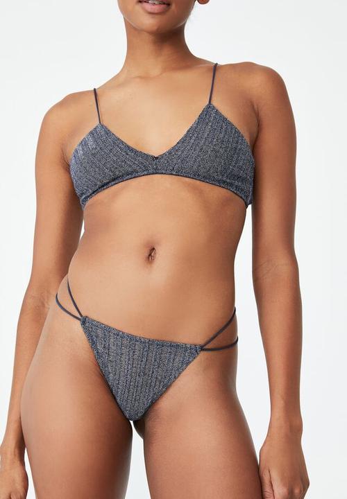 Cotton On - Mariah sparkle tanga g string brief - midnight sparkle