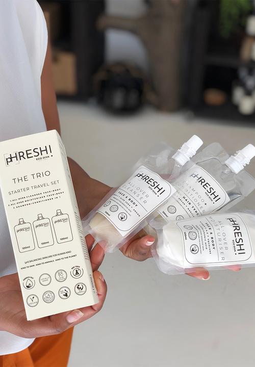 Eco Diva Natural - pHRESH! TRIO Pack - Face+Body+Hair
