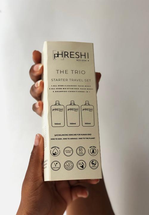Eco Diva Natural - pHRESH! TRIO Pack - Face+Body+Hair