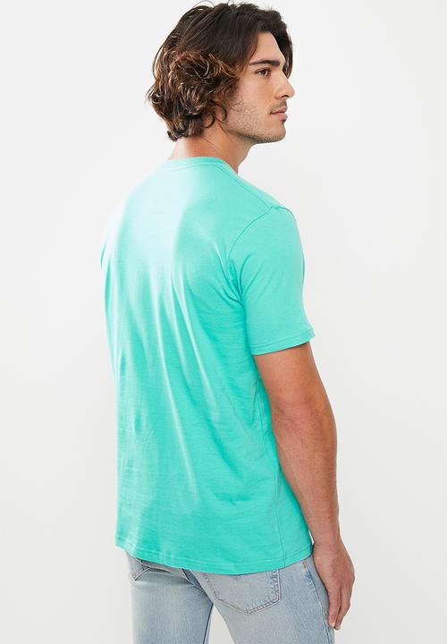 RVCA - Motors ss - seafoam