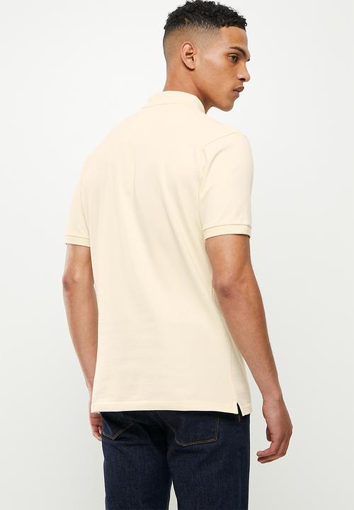 urban° - Urban pastel short sleeve golfer - stone