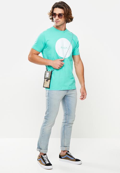 RVCA - Motors ss - seafoam