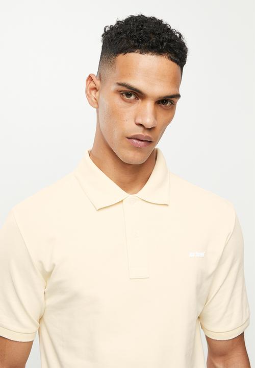 urban° - Urban pastel short sleeve golfer - stone
