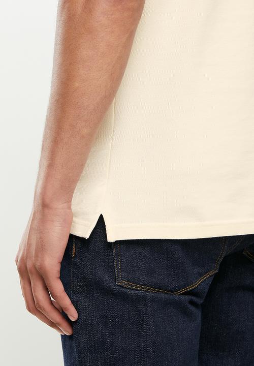 urban° - Urban pastel short sleeve golfer - stone