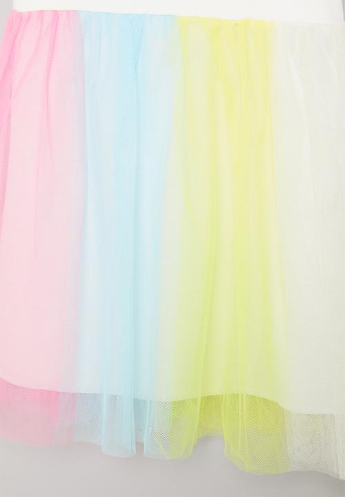 Pop Candy - Girls mesh printed dress - multi 