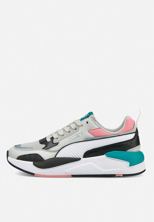 PUMA - X-ray 2 square - gray violet-puma white-puma black-peony-parasailing