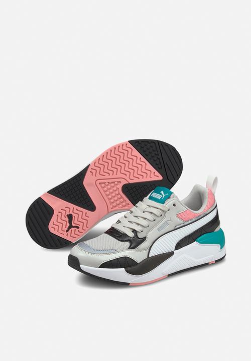 PUMA - X-ray 2 square - gray violet-puma white-puma black-peony-parasailing