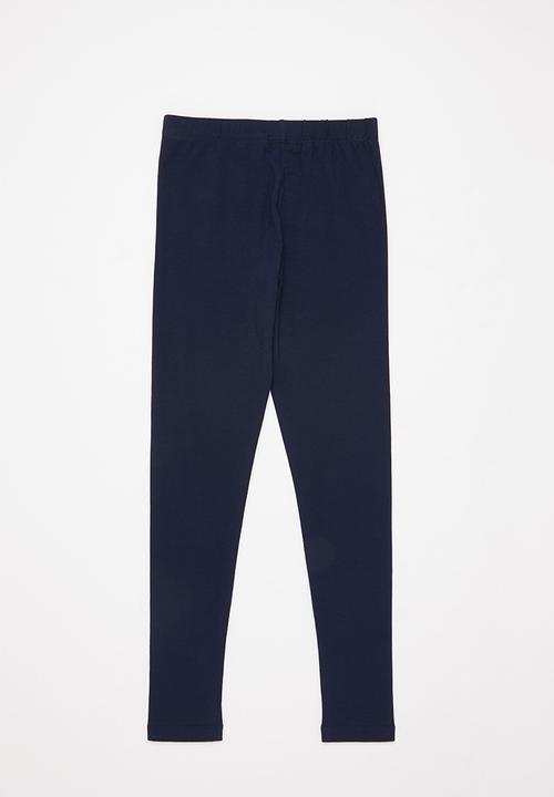 Aca Joe - Girls aca joe printed leggings - navy
