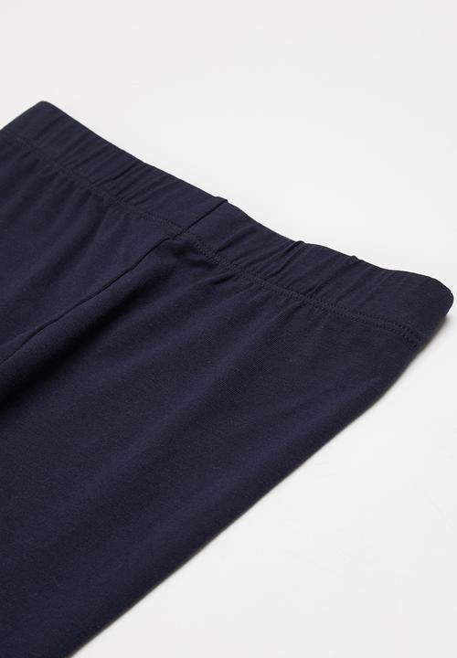 Aca Joe - Girls aca joe printed leggings - navy