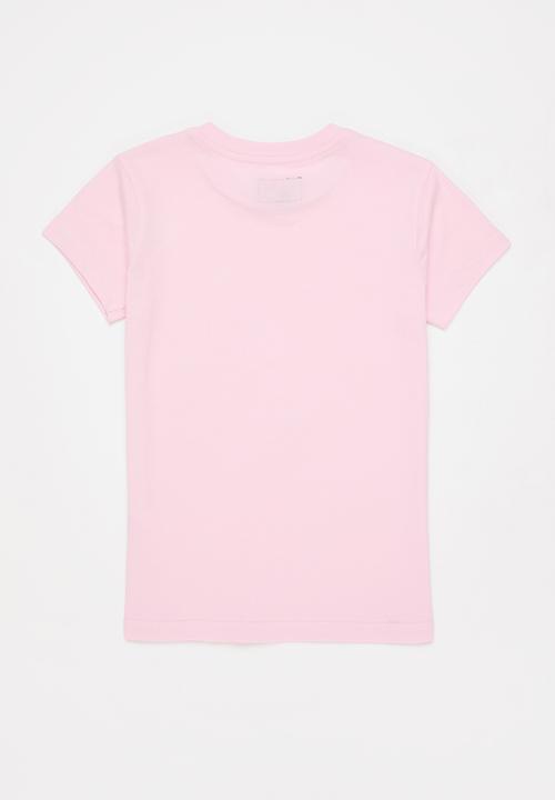 Aca Joe - Girls aca joe flock print t-shirt - light pink