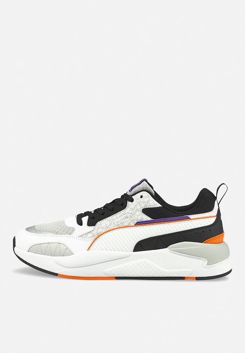 PUMA - X-ray² square scary - puma black-puma white-gray violet-vibrant orange