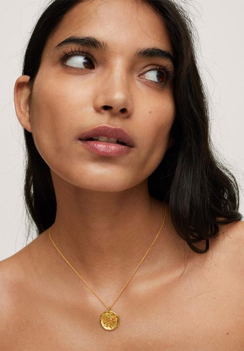 MANGO - Scorpio horoscope necklace - gold