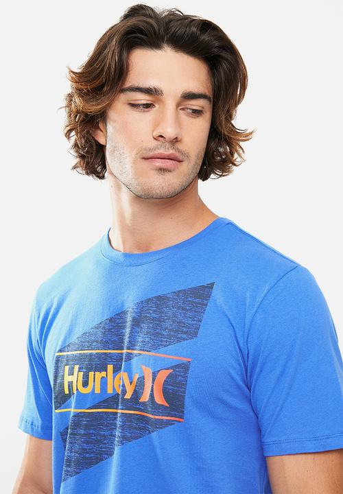 Hurley - Evd wsh oao slashed ss - mid-blue