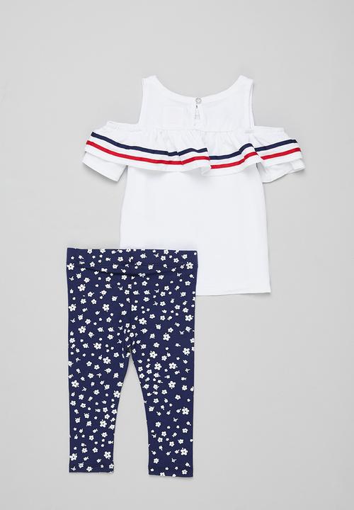 Levi’s® - Levi's lvg ss tee with legging - white