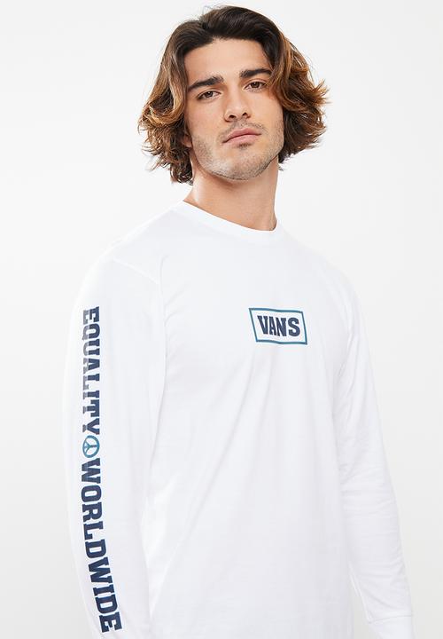 Vans - Take a stand ls tee - white