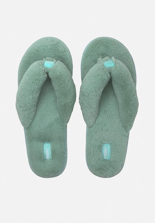 PUMA - Fluff flip - eggshell blue - puma white