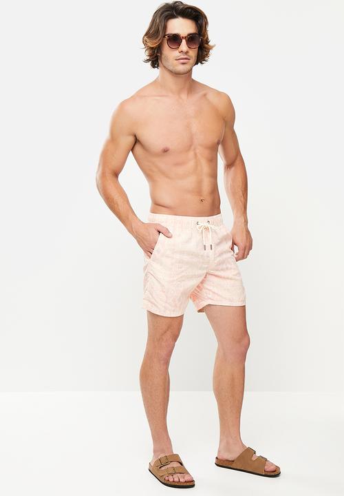 Cotton On - Kahuna short - faded pink vintage tribal