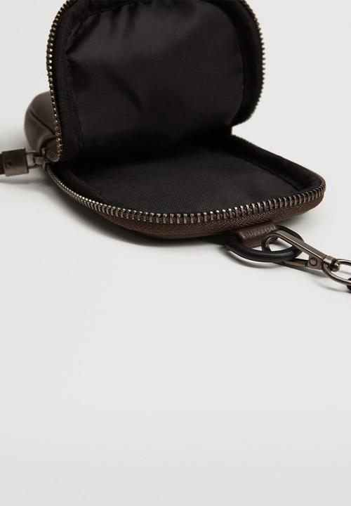 MANGO - Card holder phone case - brown