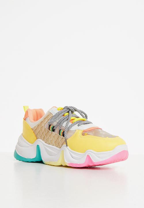 Tom Tom - Chunky dad sneaker - yellow multi