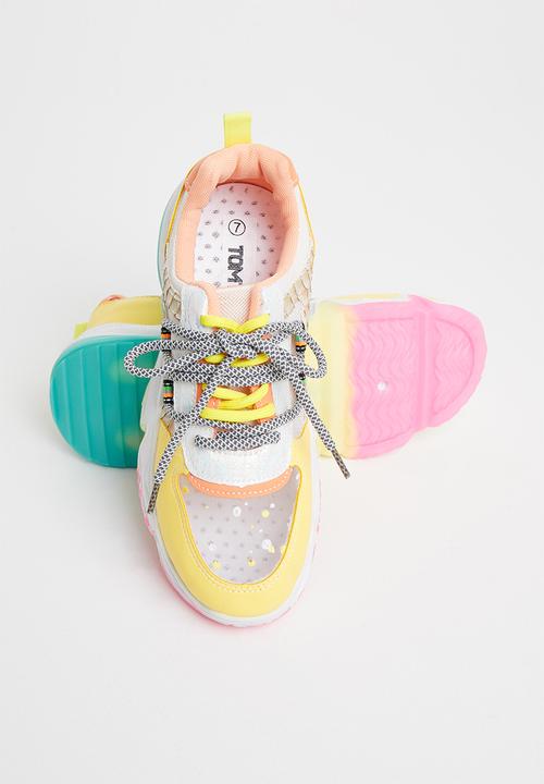 Tom Tom - Chunky dad sneaker - yellow multi