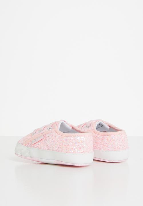 SUPERGA - 4006 glitter infants lace up - pink