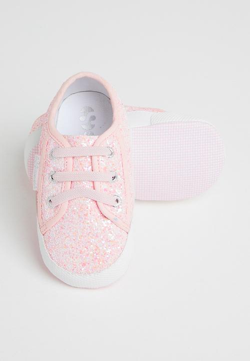 SUPERGA - 4006 glitter infants lace up - pink