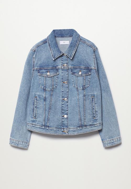 MANGO - Plus jacket vicky - open blue