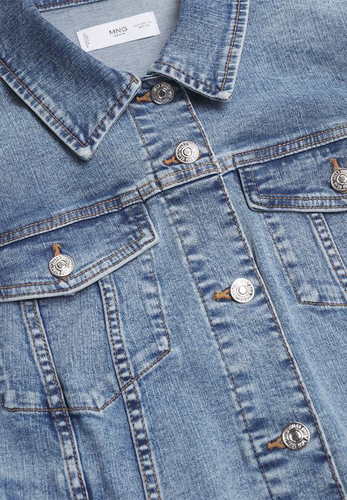MANGO - Plus jacket vicky - open blue