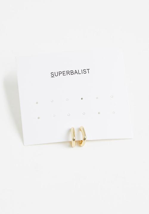 Superbalist - Liza hoop earrings - gold