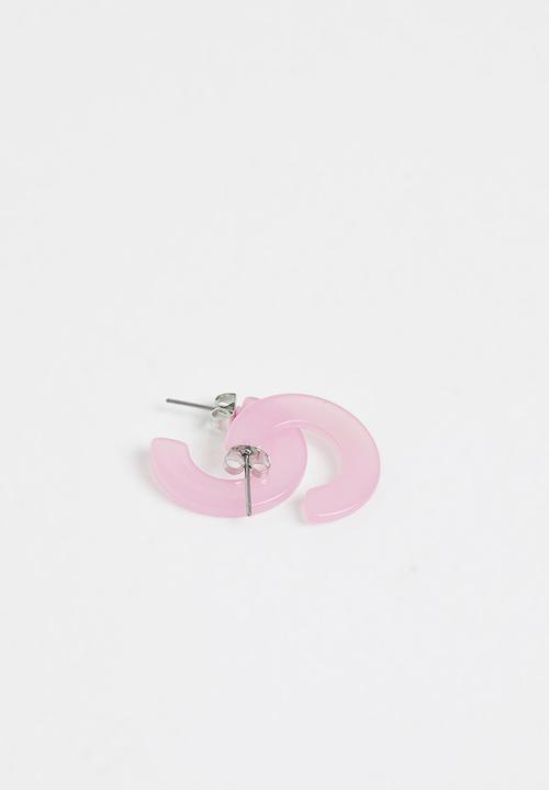 Superbalist - Grace hoop earrings - purple