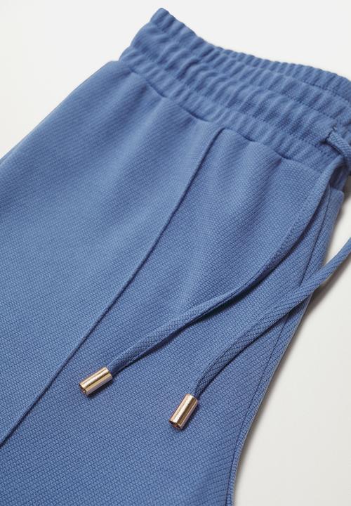 MANGO - Trousers amelie - medium blue