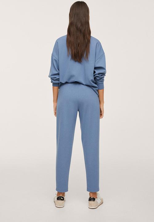 MANGO - Trousers amelie - medium blue