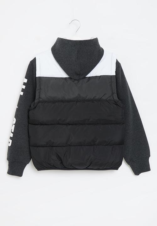 Converse - Cnvb allstar 2fer puff vest jk  - black