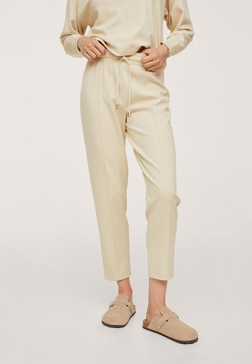 MANGO - Trousers amelie - light beige