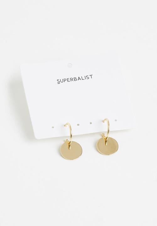Superbalist - Nora hoop earrings - gold