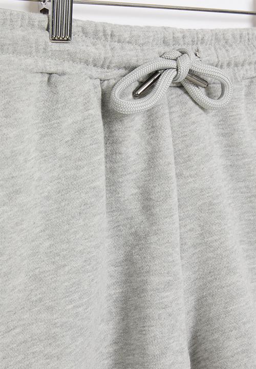 Aca Joe - Girls aca joe unbrushed fleece shorts - grey mel