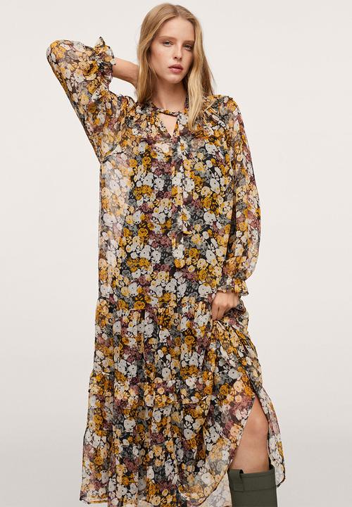 MANGO - Dress juliet - yellow