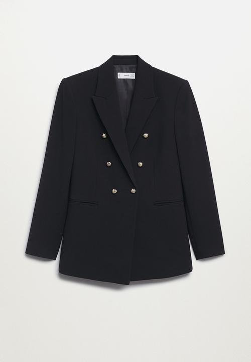 MANGO - Blazer olivia - black