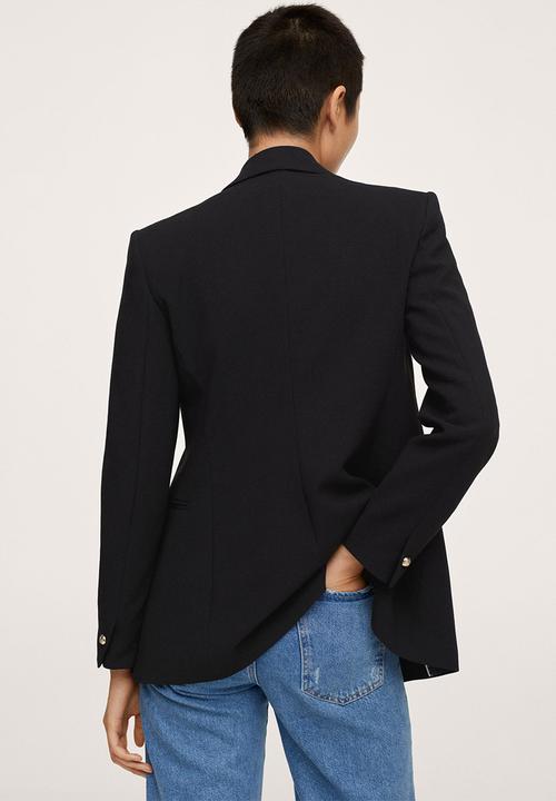 MANGO - Blazer olivia - black