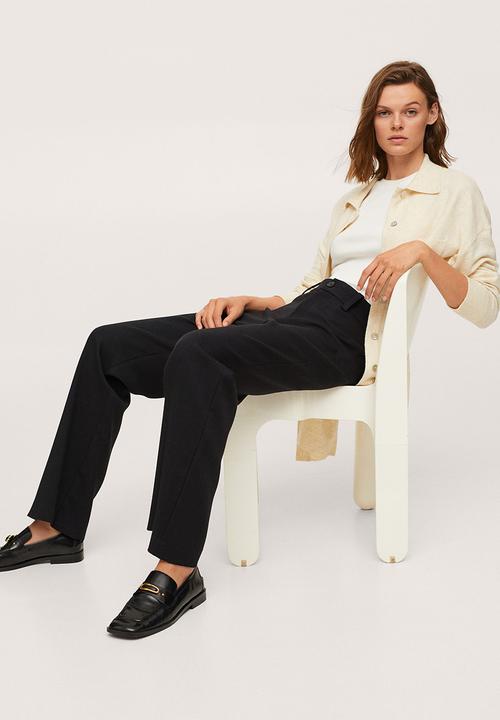 MANGO - Trousers larios - black