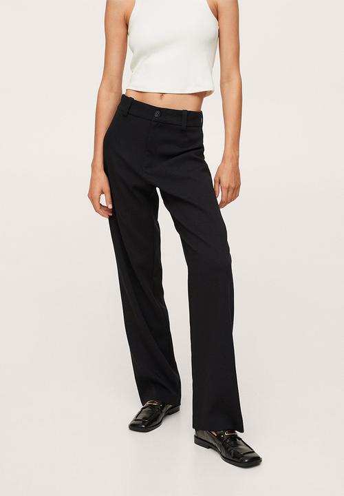 MANGO - Trousers larios - black