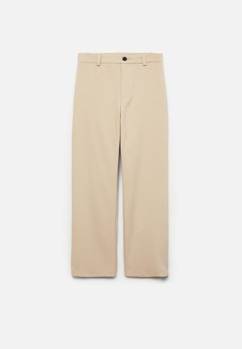 MANGO - Trousers larios - light beige
